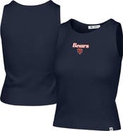 '47 Women's '47 Navy Chicago Bears Cropped Straight Cut Ribbed Baby Tank Top