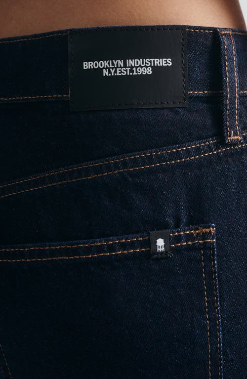 Brooklyn Industries Baggy Fit Barrel Jeans In Blue