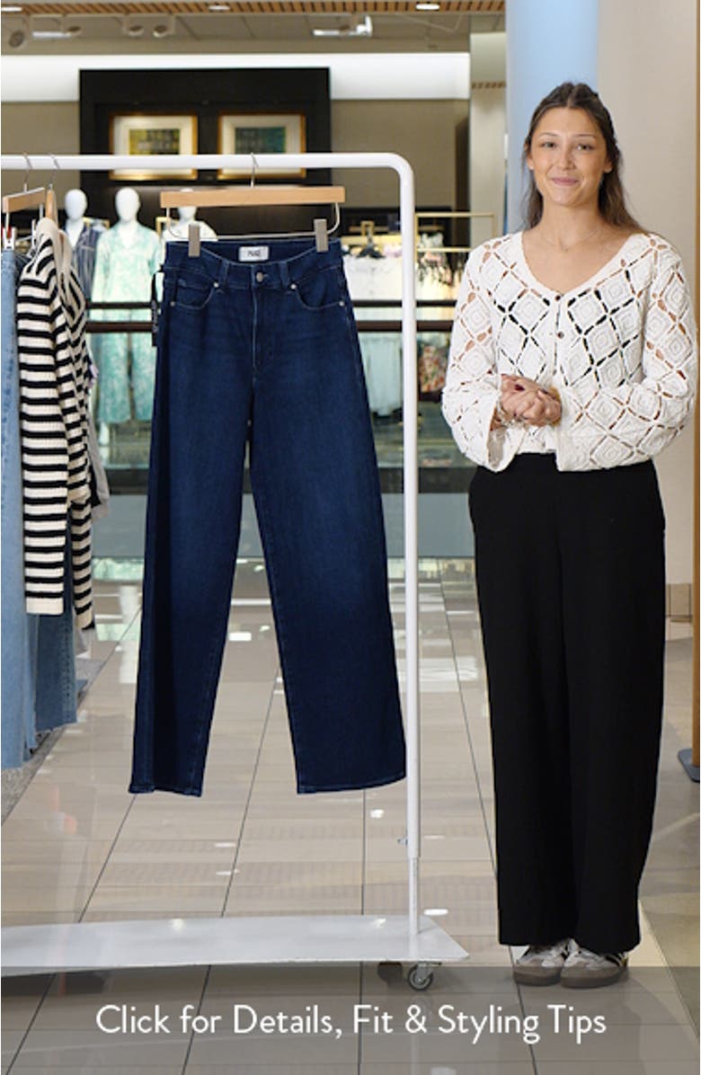 Sasha High Waist Wide Leg Jeans, sales video thumbnail