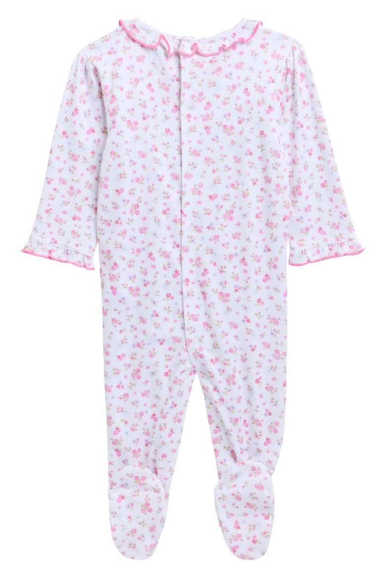 Print Smock Pima Cotton Footie, Alternate, color, MULTI