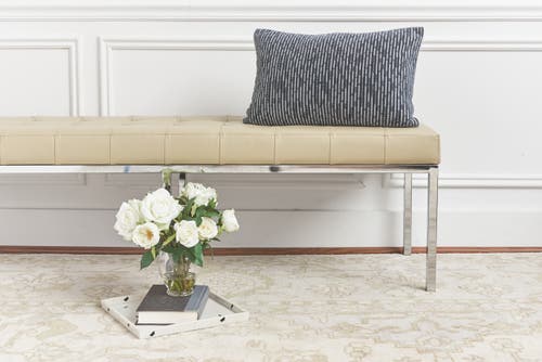 Elisabeth York Wren Accent Throw Pillow Decor In Blue