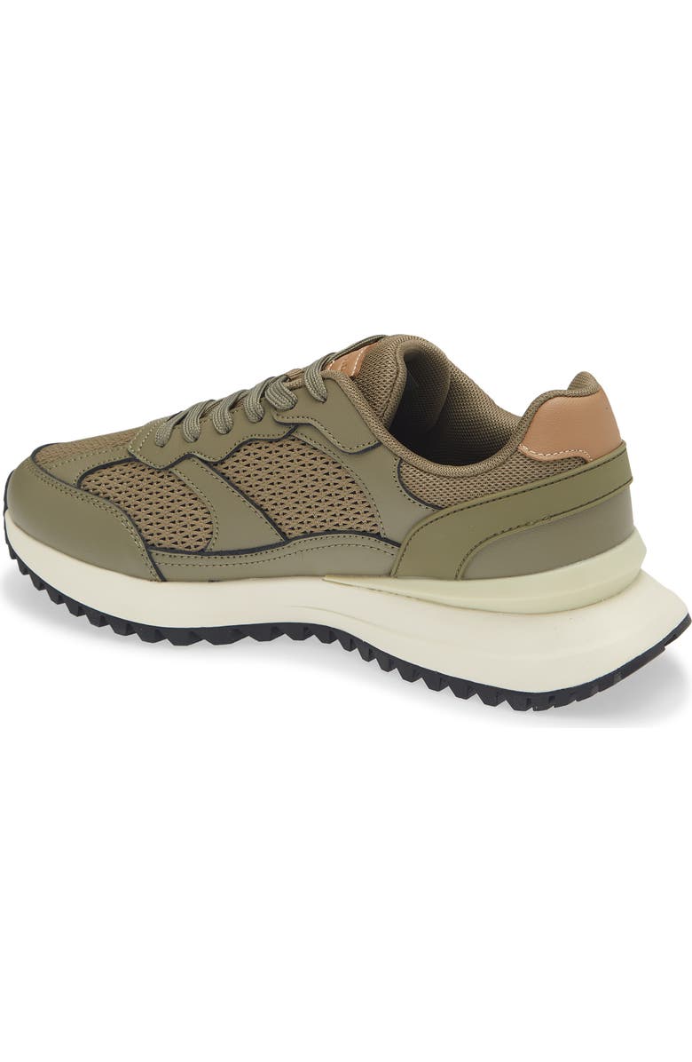 KARL LAGERFELD PARIS Clovis Mixed Media Sneaker, Alternate, color, Green