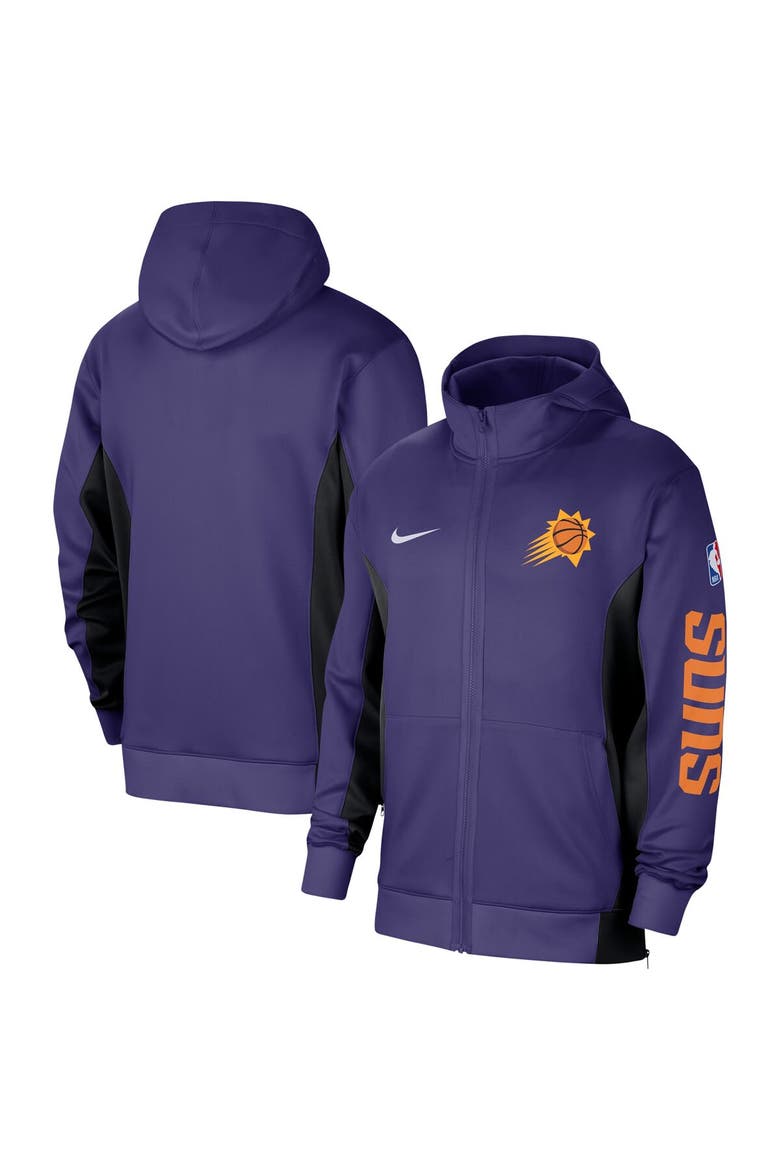 Men's Nike Purple Phoenix Suns 2023/24 Authentic Showtime Full-Zip Hoodie, Main, color, Purple