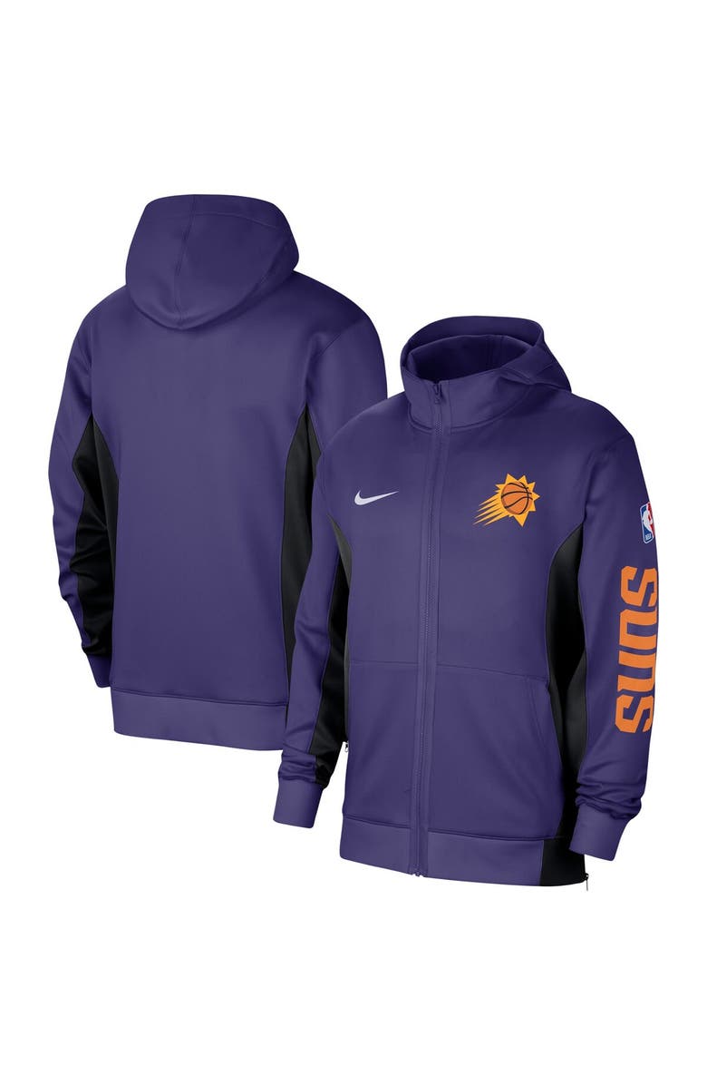 Nike Men's Nike Purple Phoenix Suns 2023/24 Authentic Showtime Full-Zip Hoodie, Main, color, Purple