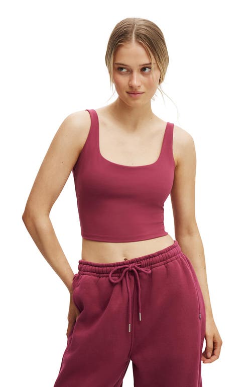 Cotton On Body Active Ultra Soft Scoop Tank In Red