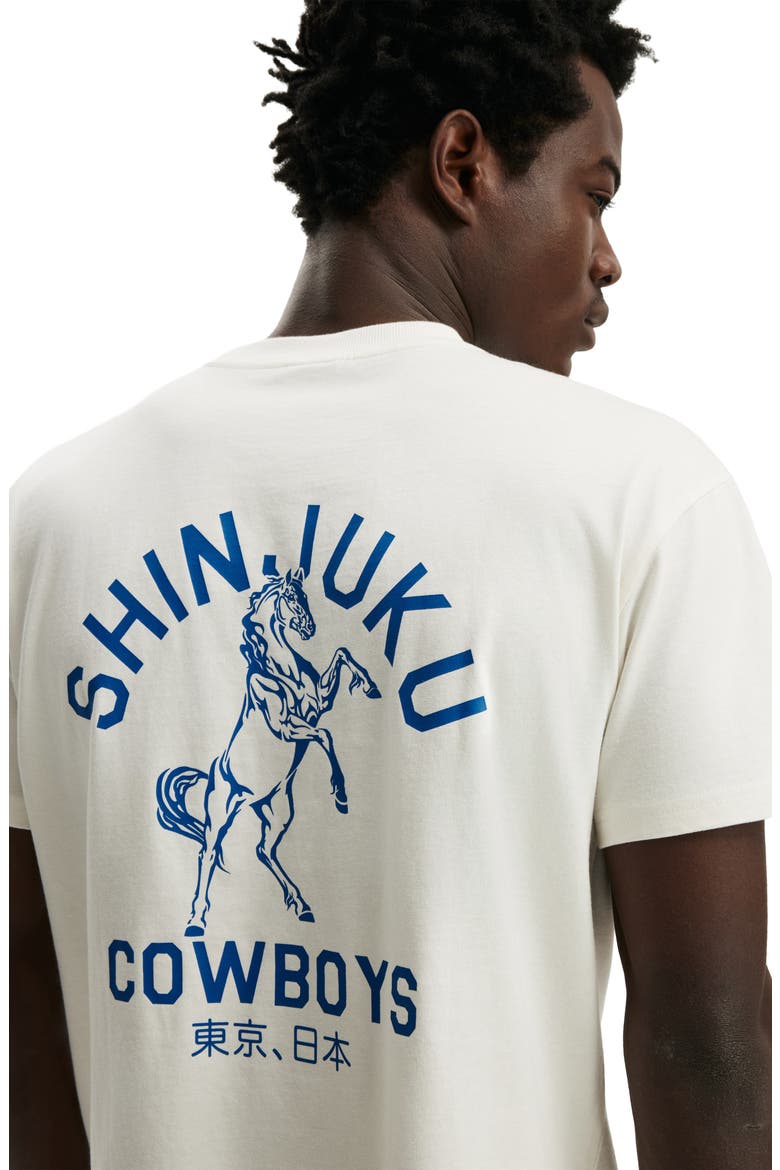 Men's Fitted Graphic T-Shirt, Alternate, color, Vintage White  Shinjuku
