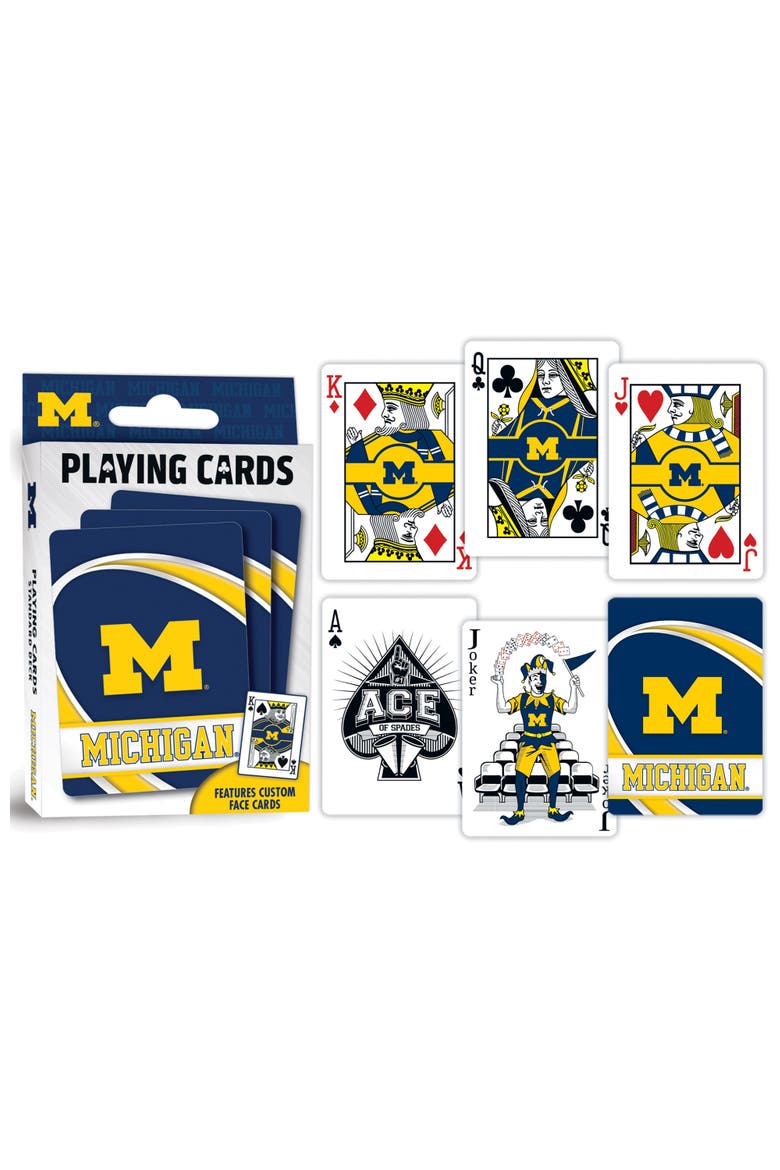 Michigan Wolverines Playing Cards, Alternate, color, Multicolor