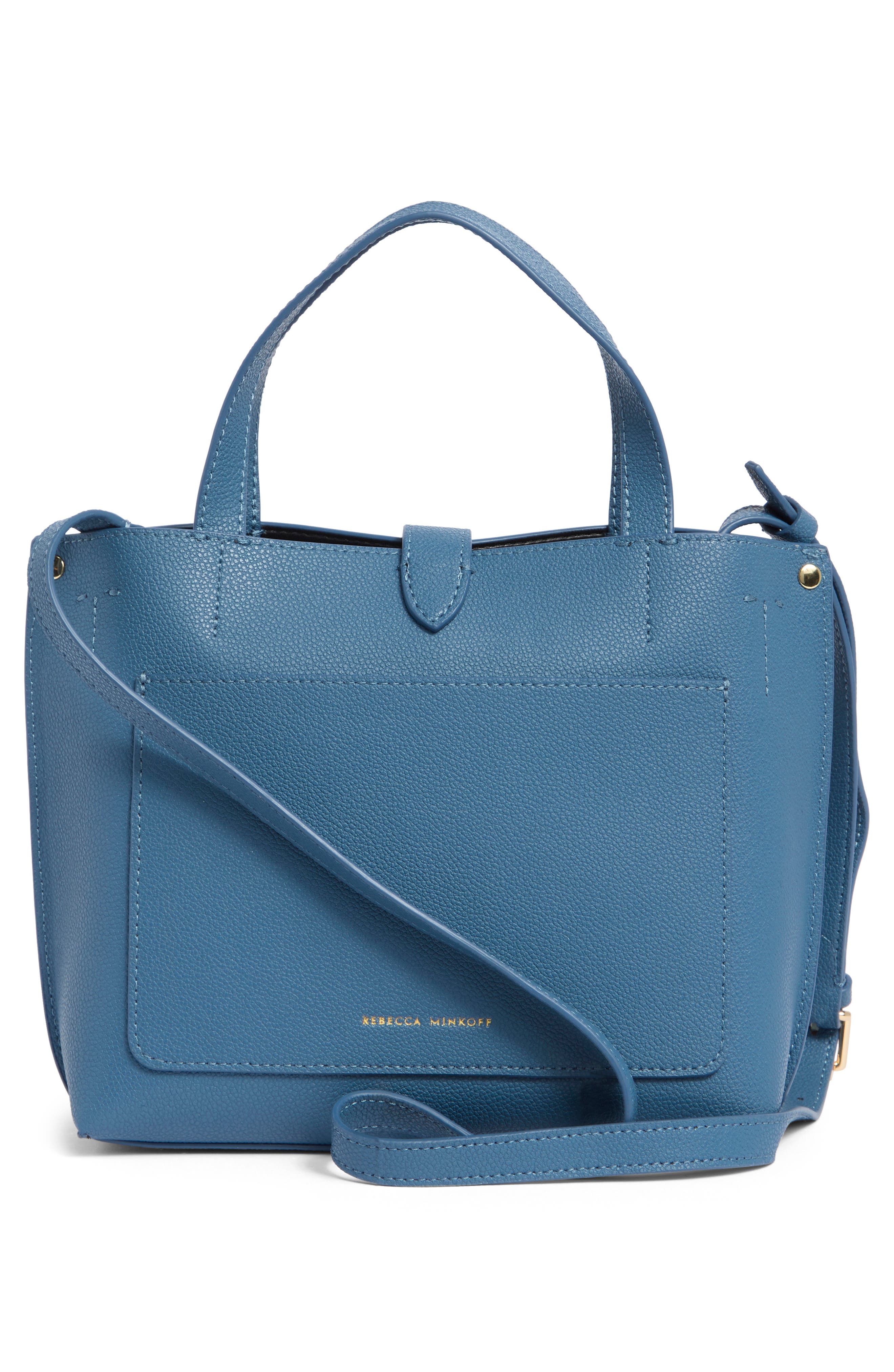 Megan Mini Tote Crossbody Bag, Alternate, color, CIELO