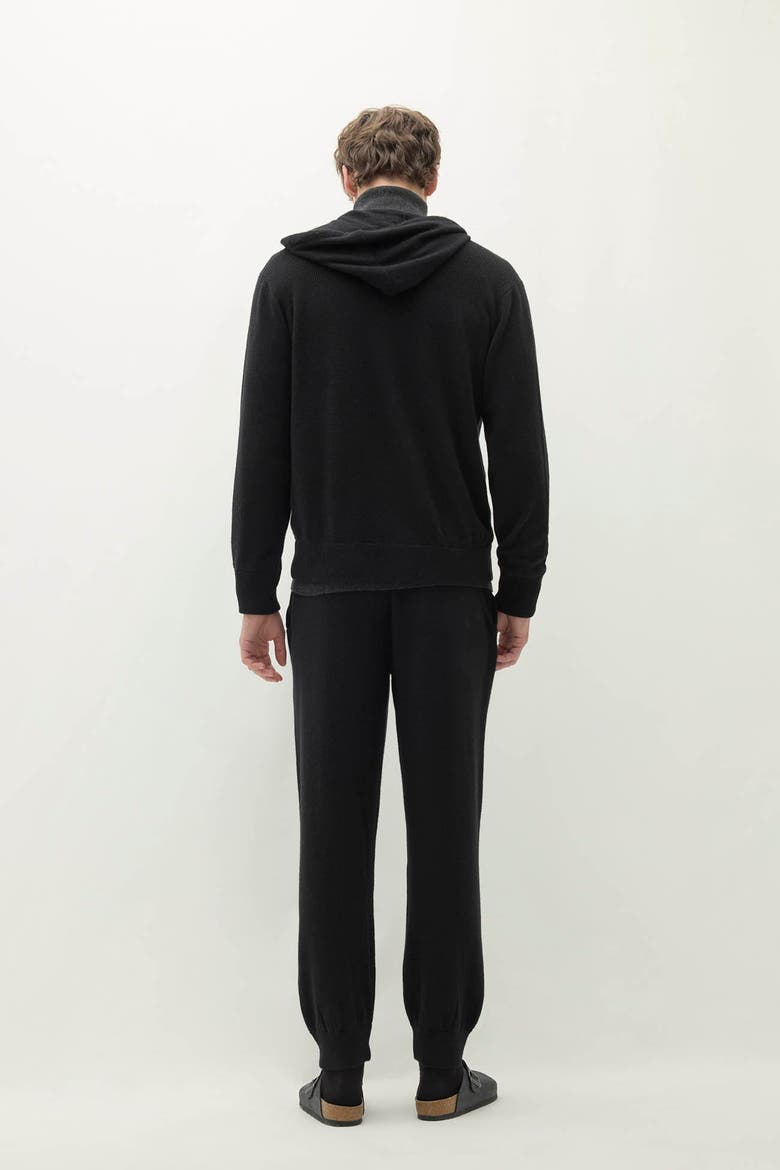 Kayden Zip-Up Hoodie, Alternate, color, Black