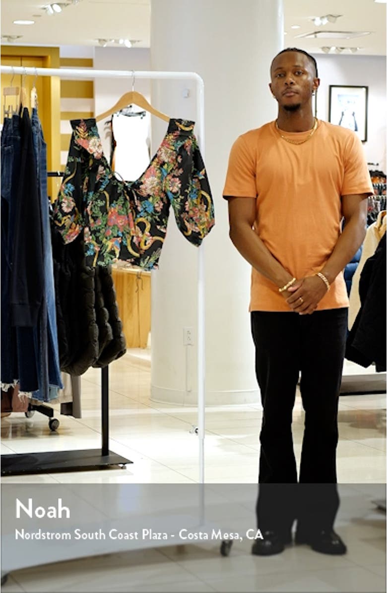 MOTHER Sweet Talker Ruffle Crop Top | Nordstromrack