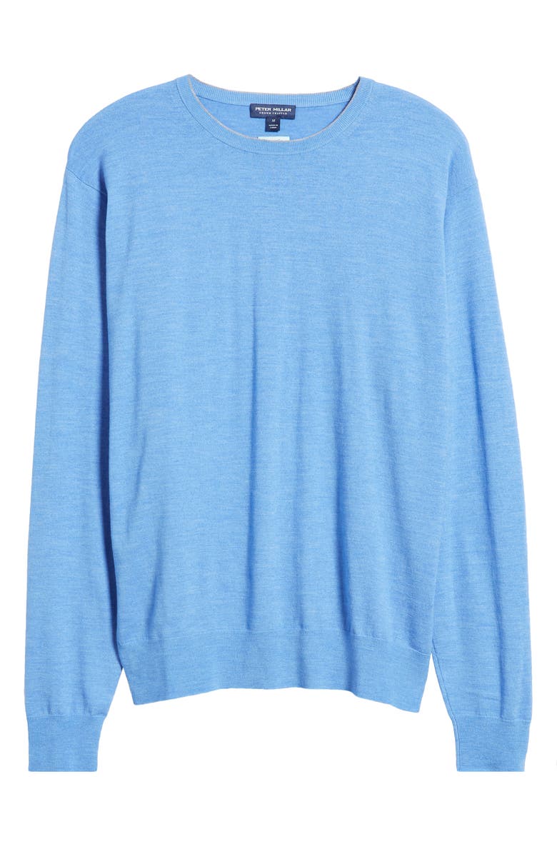 Peter Millar Crown Crafted Excursionist Flex Wool Blend Crewneck Sweater, Alternate, color,