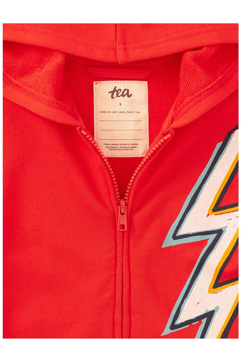 Lightning Bolt Easy Fit Hoodie, Alternate, color, RAY
