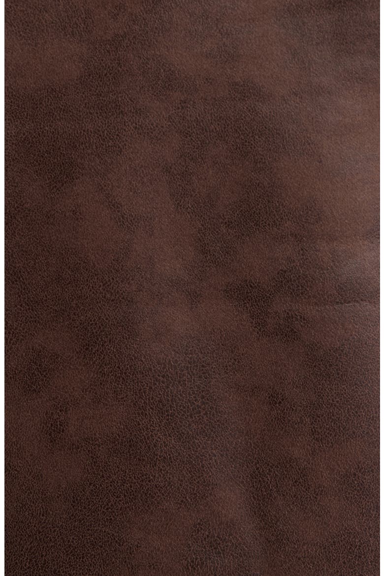 Faux Shearling Jacket, Alternate, color, DARK BROWN