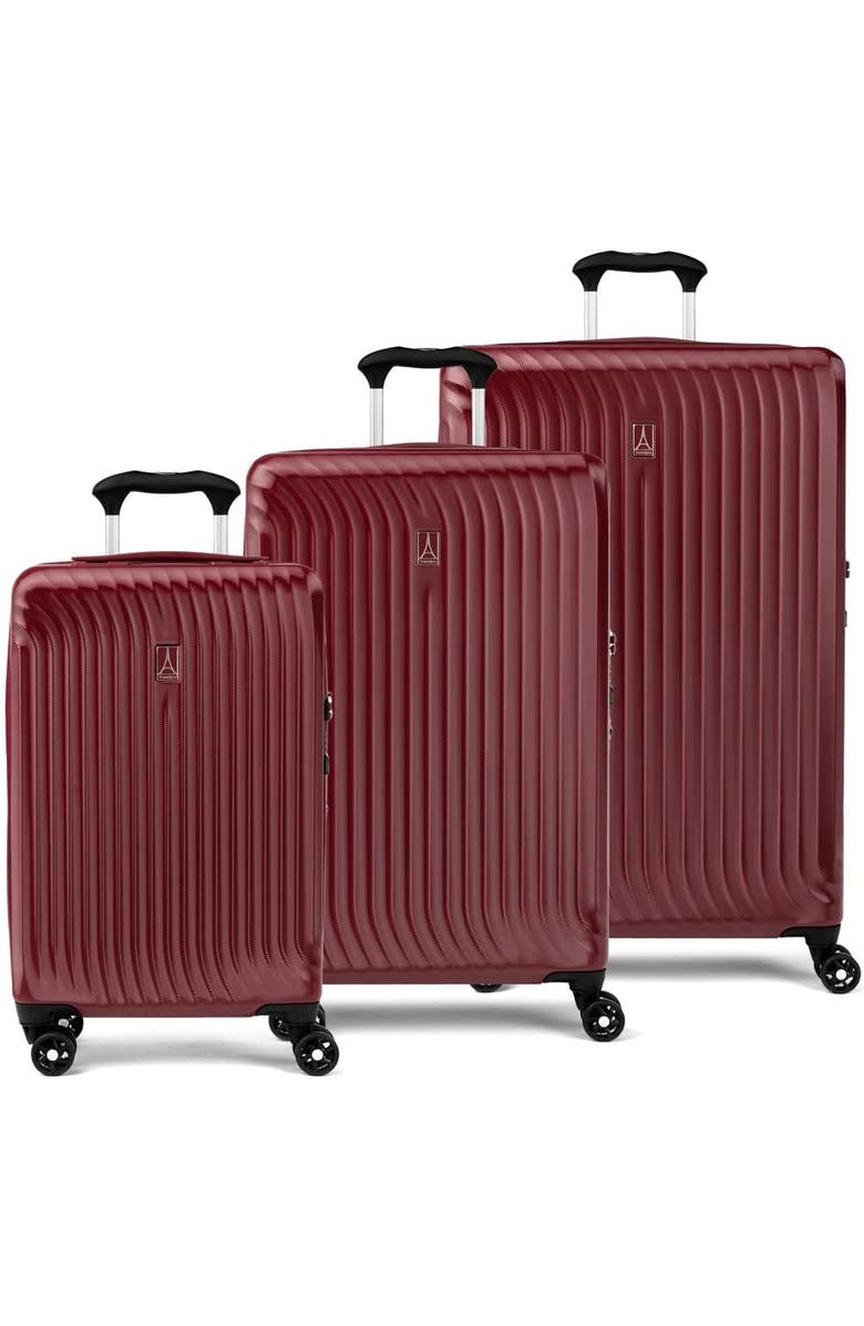 TRAVELPRO Maxlite Air 3-Piece Set (21/25/28) Hardside Expandable Luggage, Main, color, Cabernet