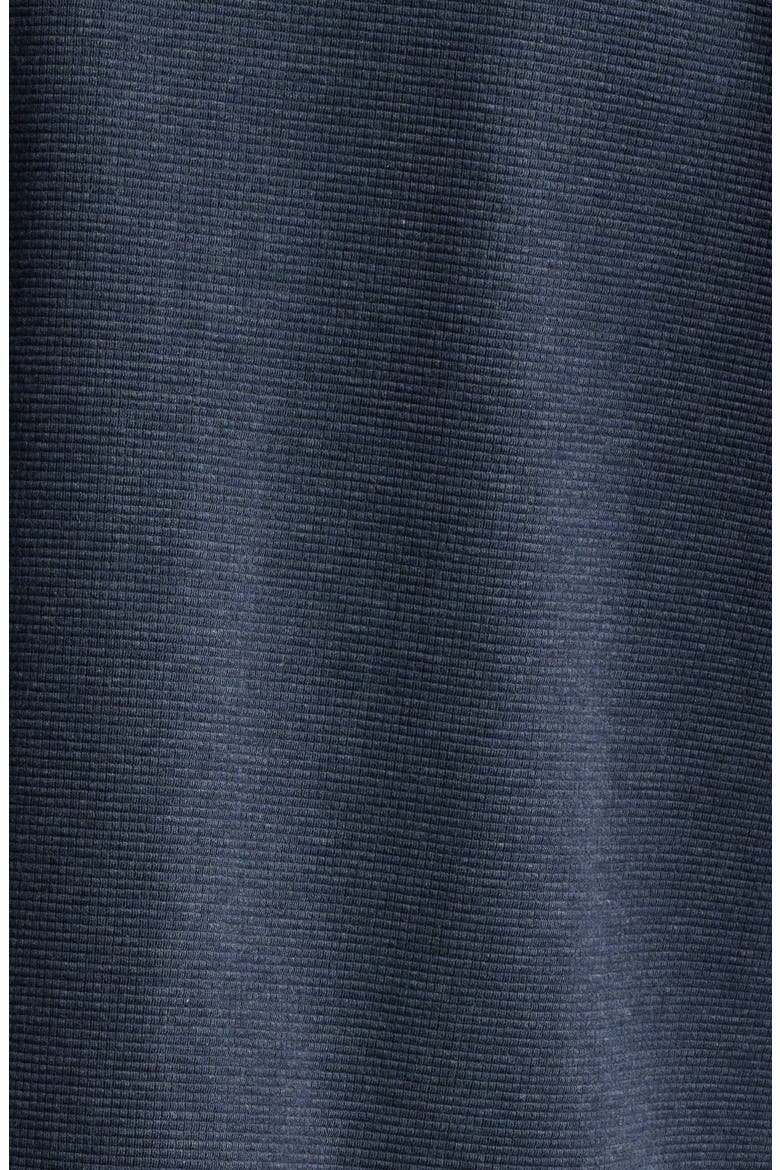Dugald Mélange Knit Button-Up Overshirt, Alternate, color, BLUE
