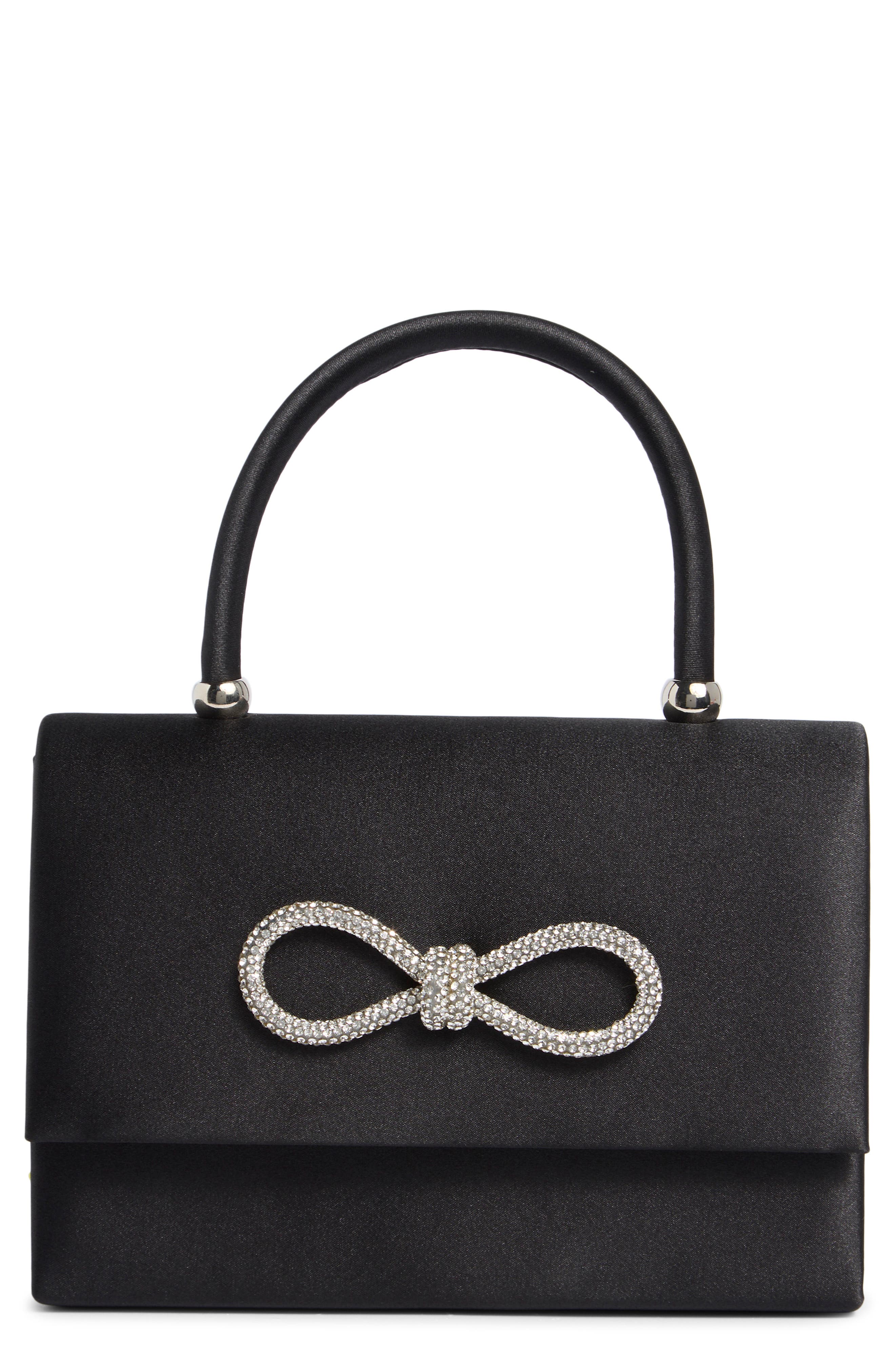 ALESSIA BIANCHI Crystal Bow Evening Bag