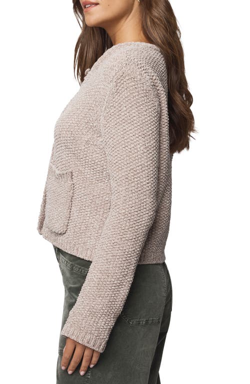 Splendid Andrea Crop Cardigan In Brown
