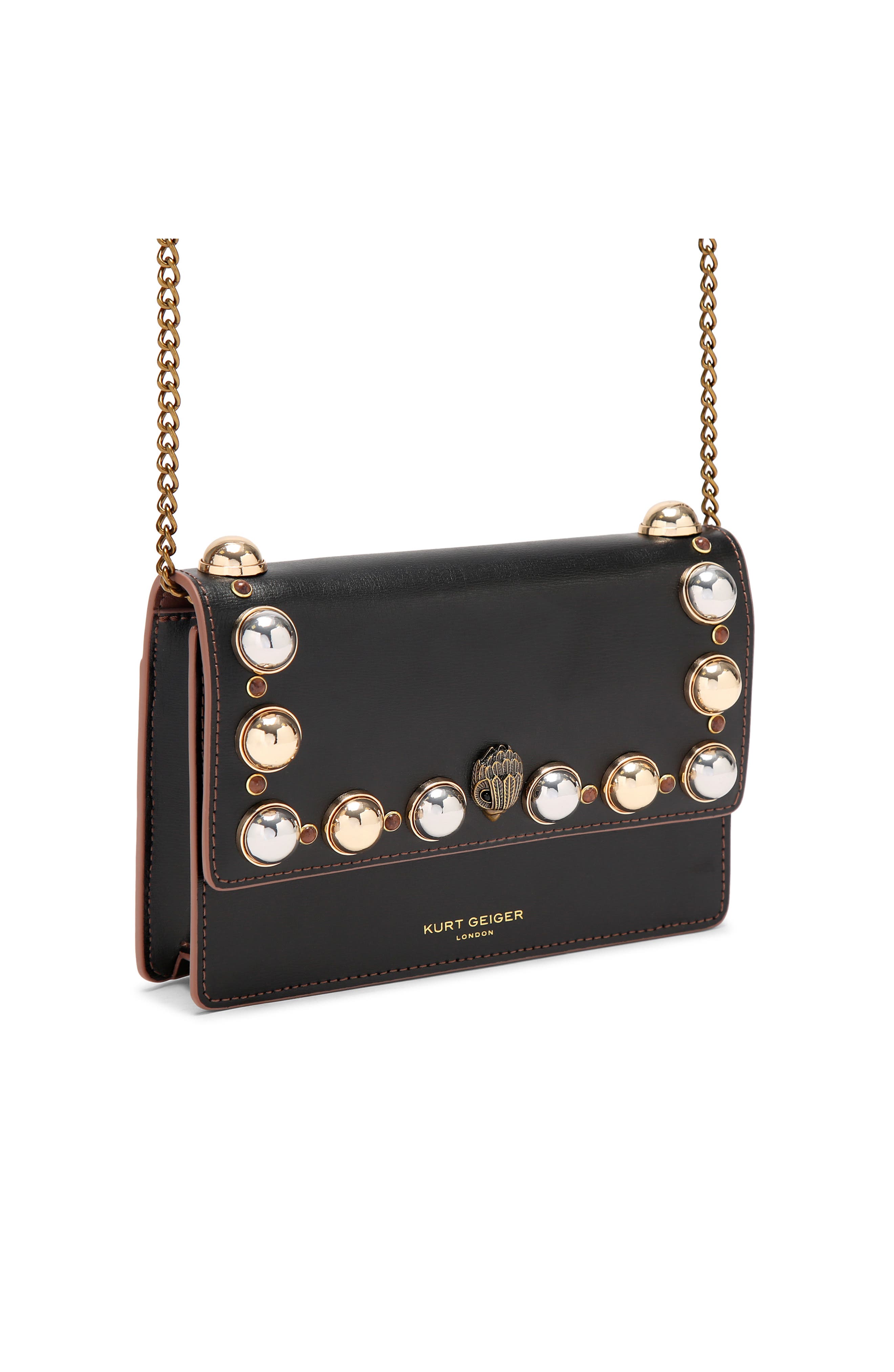 Kurt Geiger London Mini Shoreditch Studs Crossbody Bag, Alternate, color, 