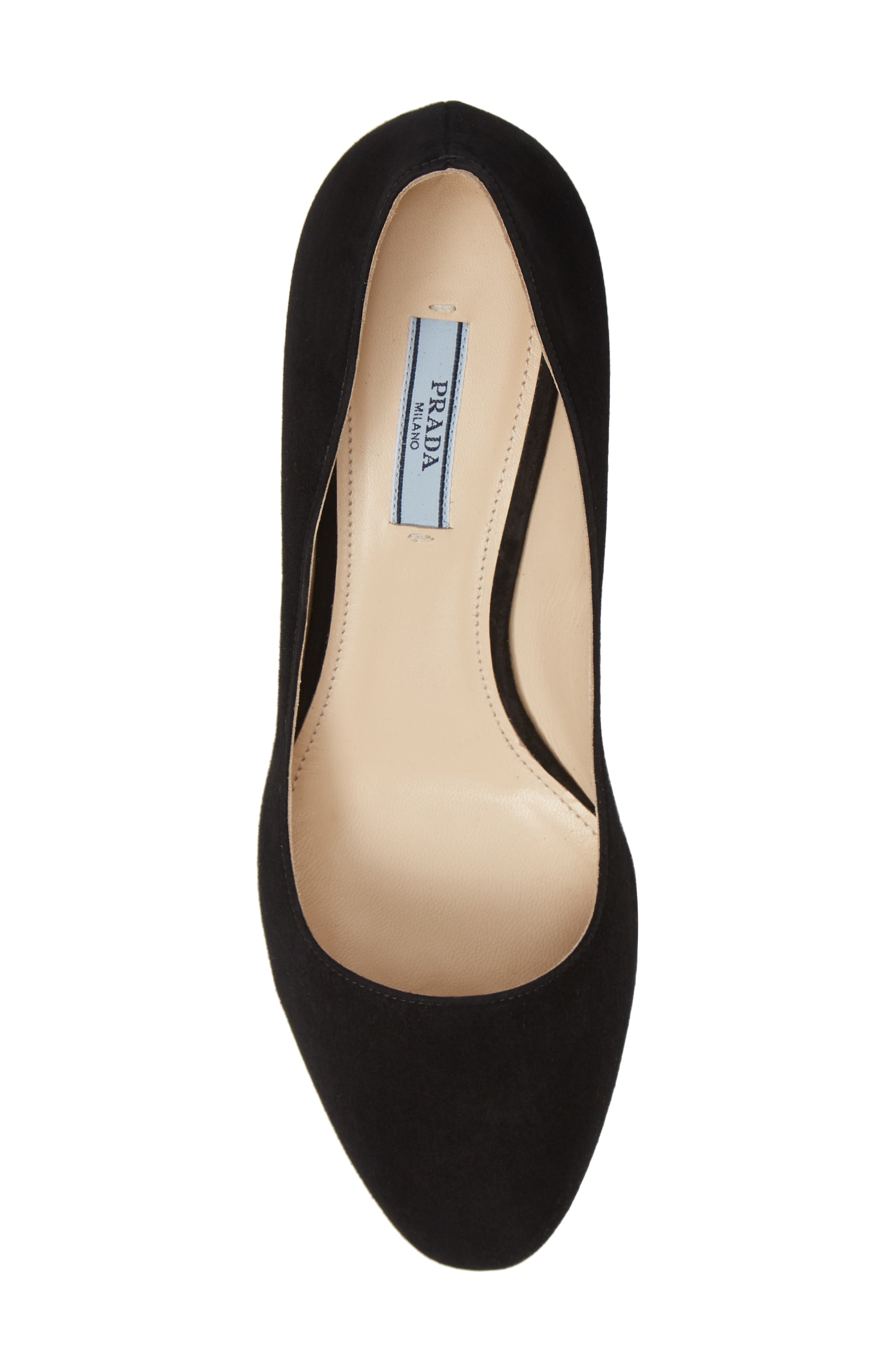 Prada Round Toe Pump, Alternate, color, 
