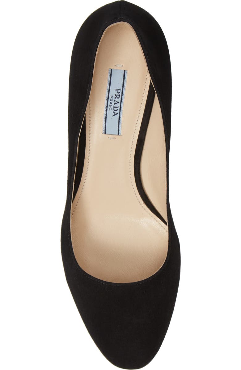 Prada Round Toe Pump, Alternate, color,