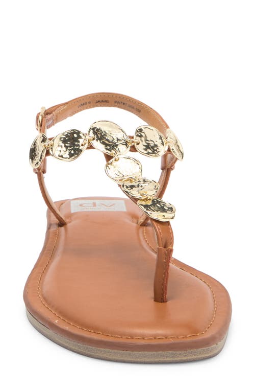 Dolce Vita Dv By  Jaime T-strap Sandal In Tan