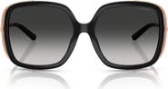 COACH 56mm Square Gradient Sunglasses