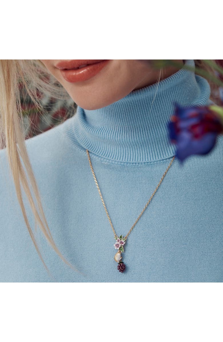 Bill Skinner Studio Blackberry & Mouse Pendant, Alternate, color, Blackberry & Mouse