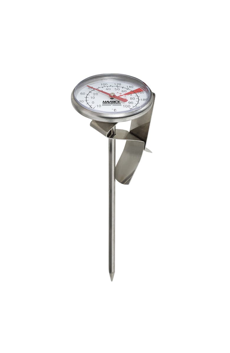 Maverick Instant Read Beverage and Frothing Thermometer, Main, color, Silver