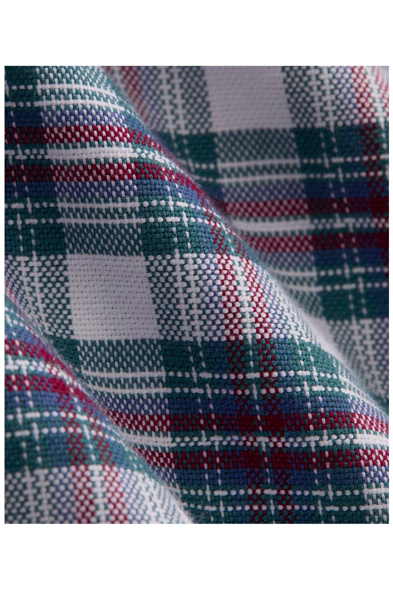 Plaid Cotton Oxford Shirt, Alternate, color, COASTAL CRIMSON
