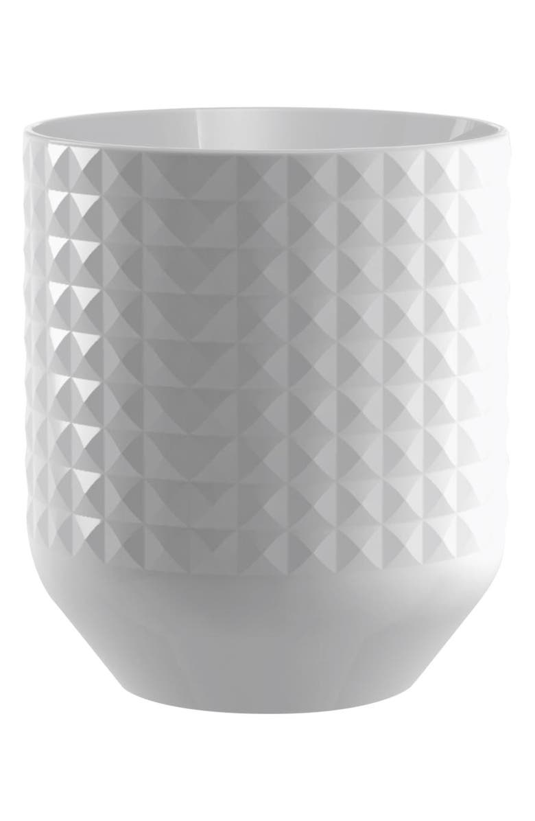 TarHong Diamond Embossed Stoneware Canister, Main, color, White