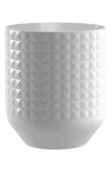 Diamond Embossed Stoneware Canister