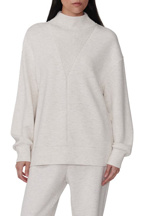 Novi Longline Mock Neck Sweatshirt