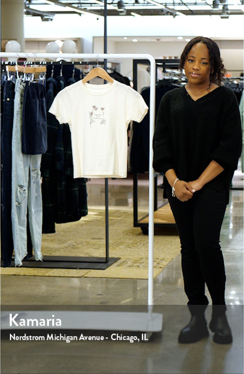 Flowers of Italy Cotton Graphic T-Shirt, sales video thumbnail