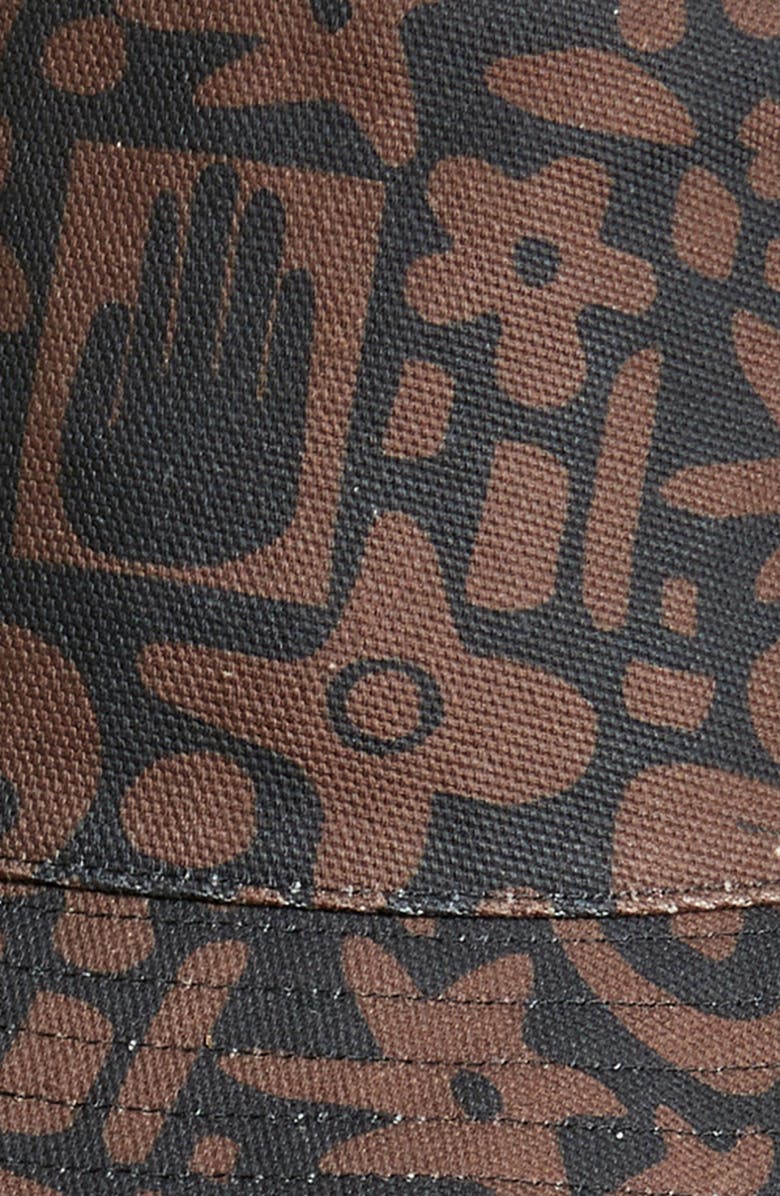 Lack of Color Holiday Cotton Canvas Bucket Hat, Alternate, color, 