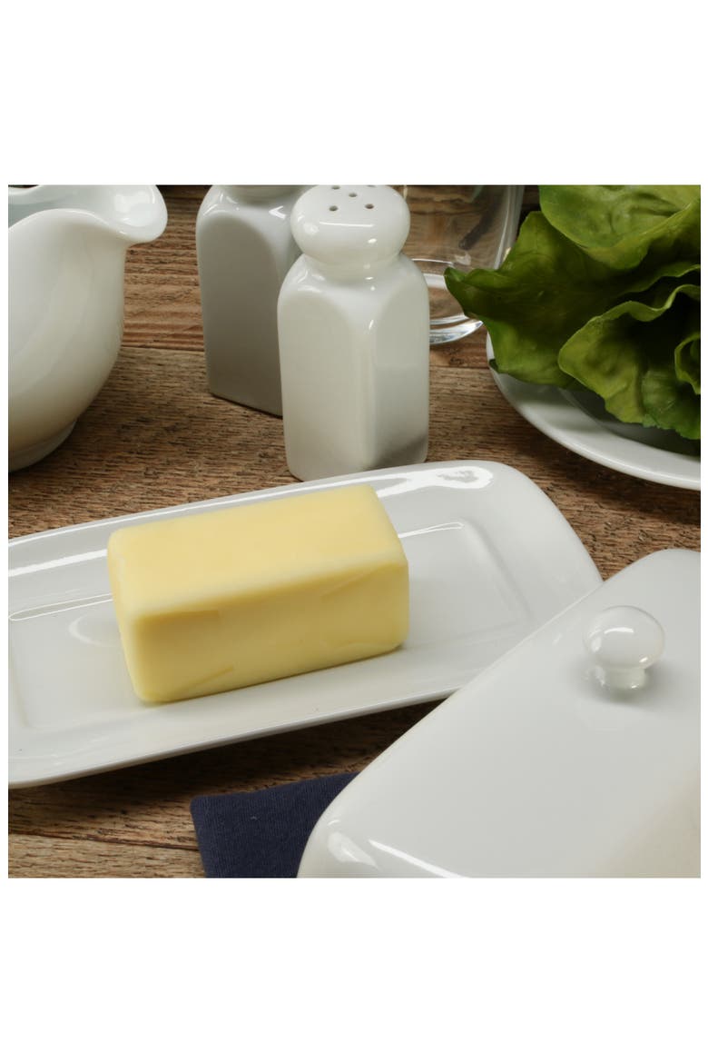 Porcelain Table Set, Alternate, color, WHITE