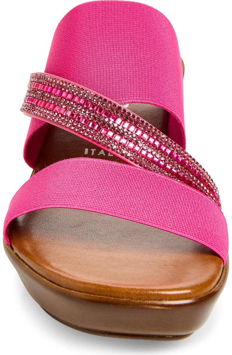 ITALIAN SHOEMAKERS Boom Wedge Sandal, Alternate, color, Fuchsia