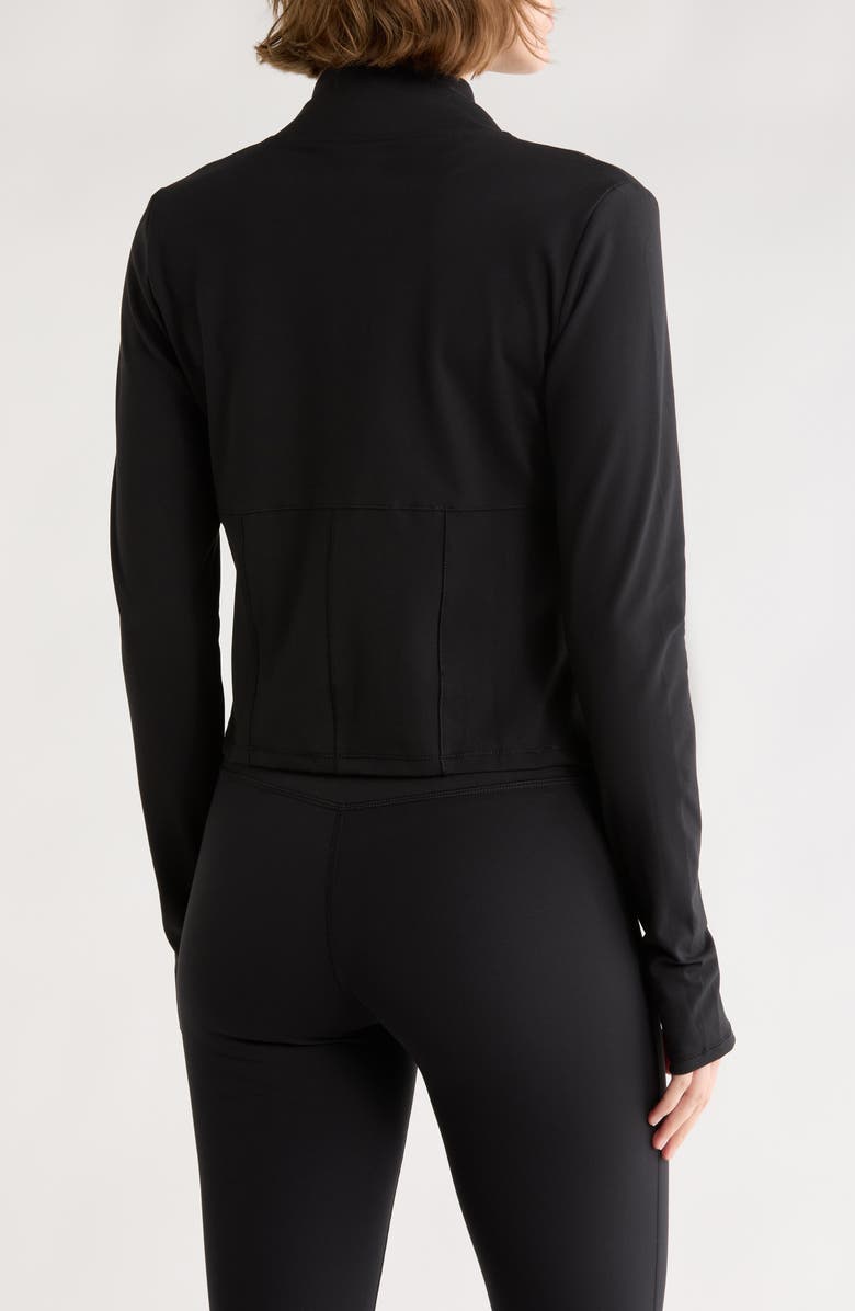 YOGALICIOUS Lux Victorian Meet & Greet Jacket, Alternate, color, Black