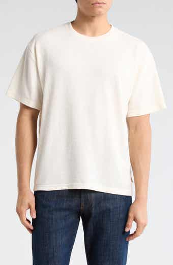 Lucky Brand Textured Boxy Knit T-Shirt