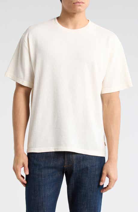 Lucky Brand Textured Boxy Knit T-Shirt