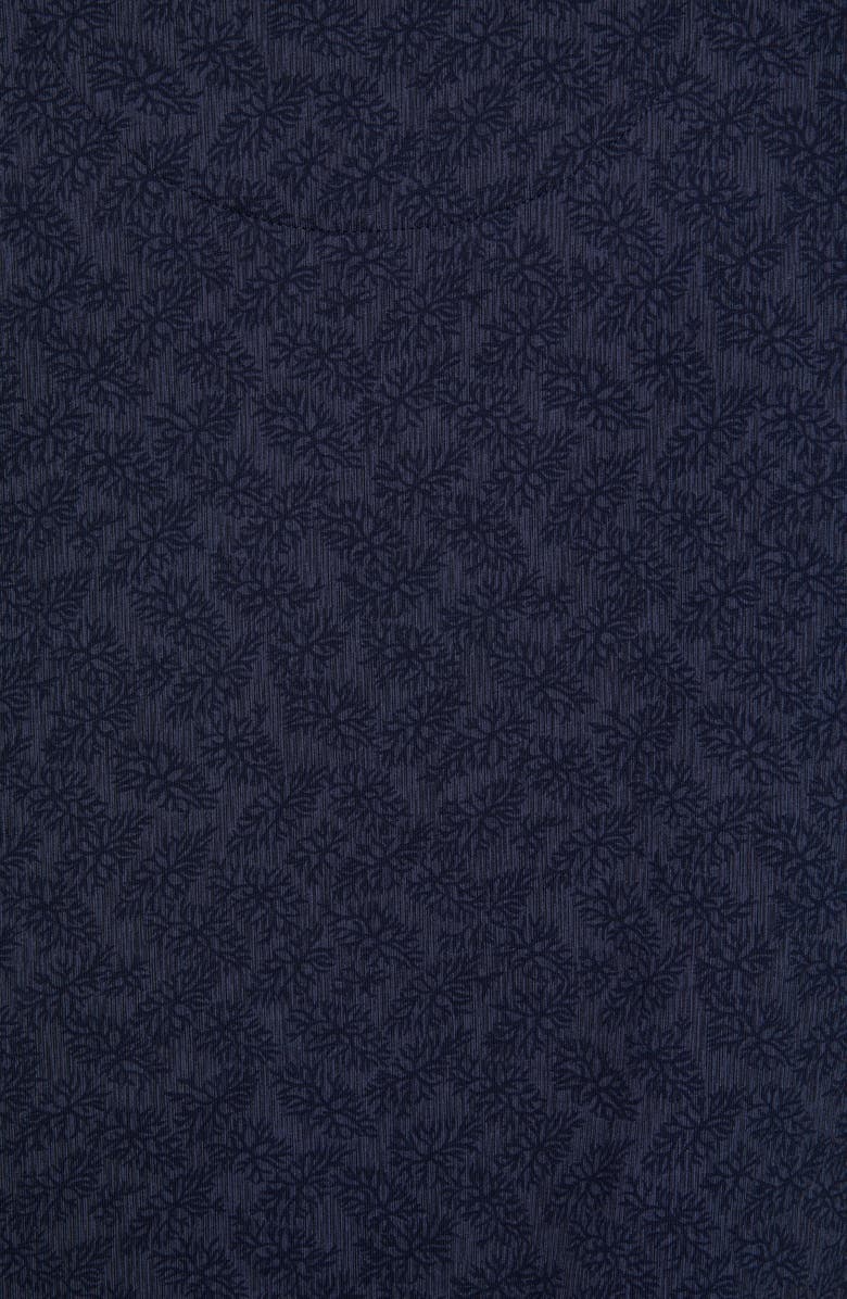 Robert Barakett North Hatley Leaf Print V-Neck T-Shirt, Alternate, color, 