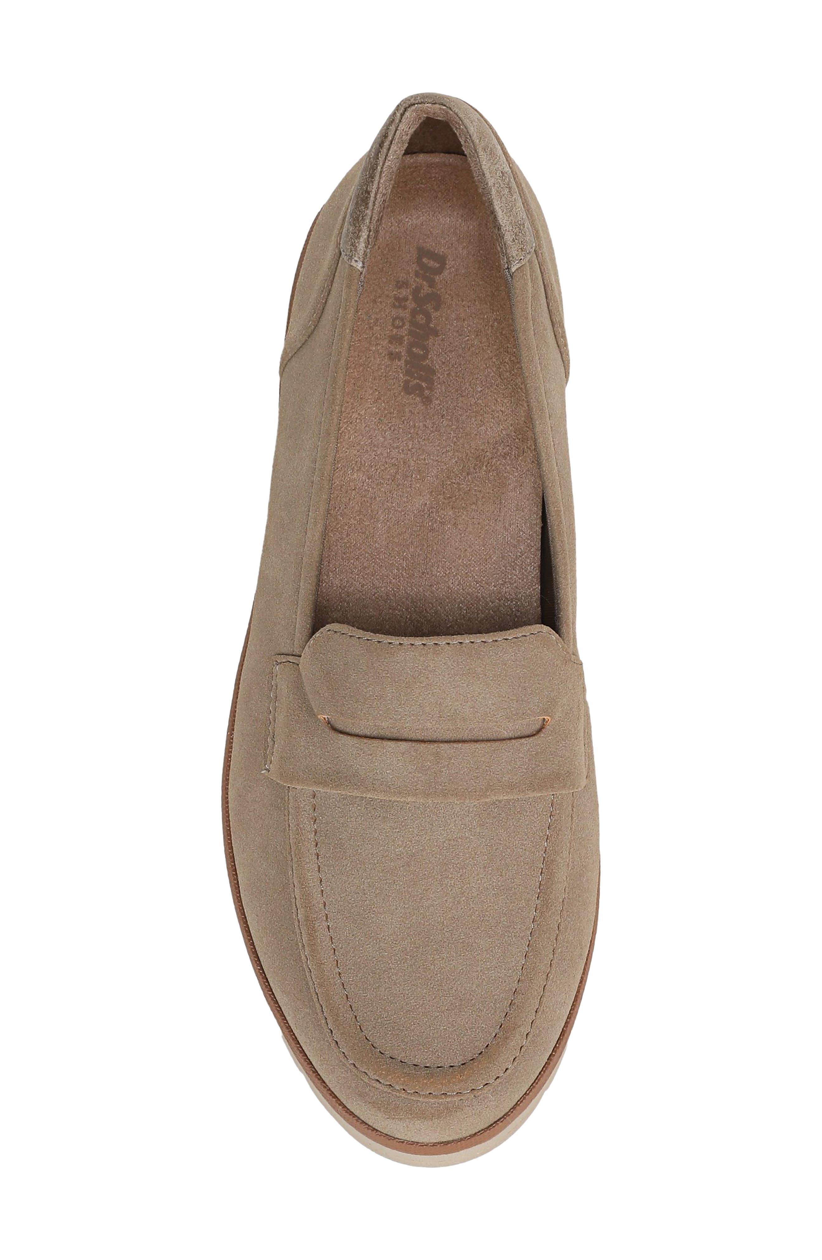 Nice Day Penny Loafer, Alternate, color, TAUPE MICROSUEDE