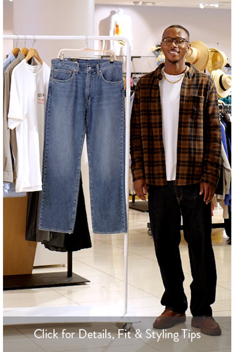 555™ Relaxed Straight Leg Cotton & Linen Jeans video