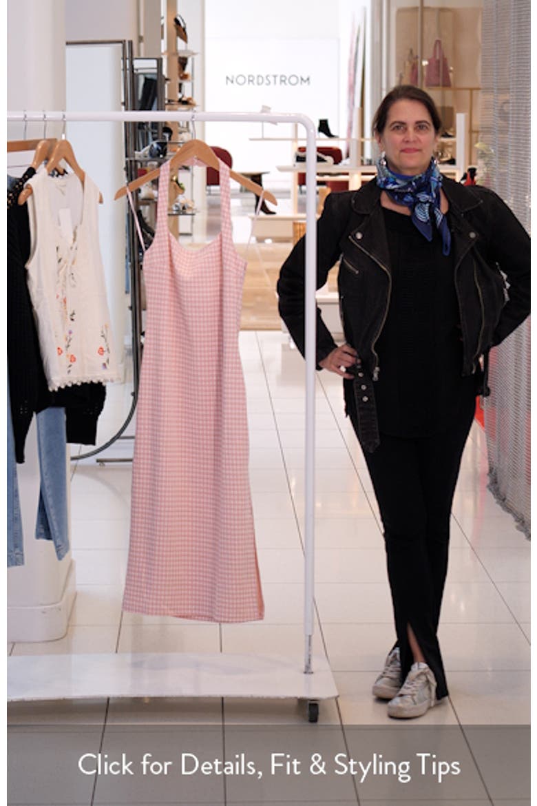 Alice Gingham Halter Neck Midi Dress video