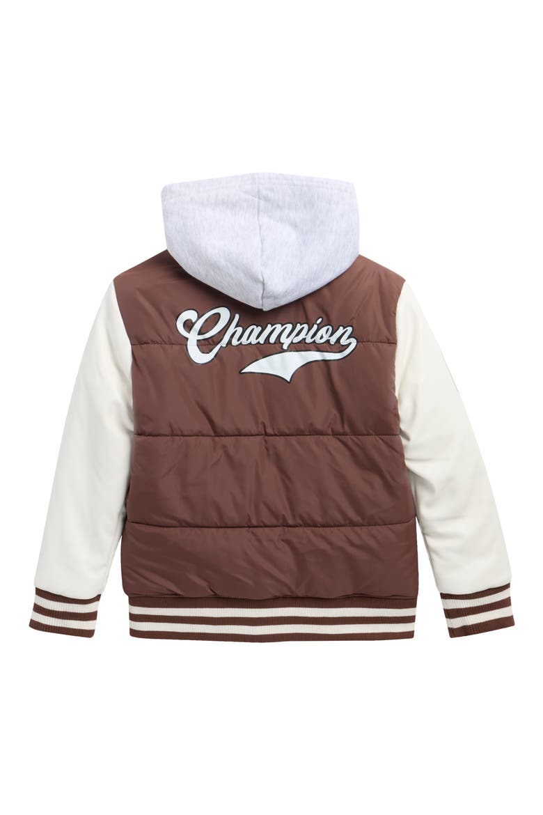 Kids' Puffer Jacket, Alternate, color, CHESTNUT