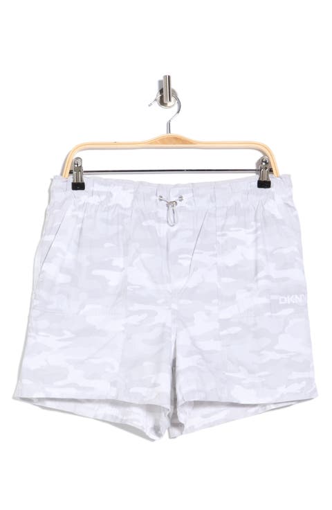 Drawcord Waist Cotton Shorts