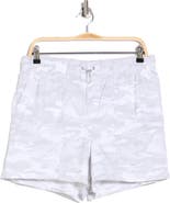 DKNY Drawcord Waist Cotton Shorts