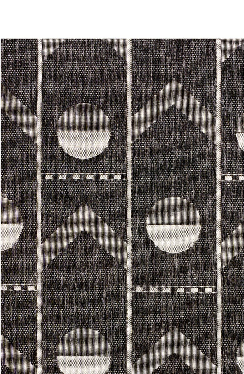 JONATHAN Y Soren Modern Geometri Indoor/Outdoor Area Rug, Main, color, Black/Cream