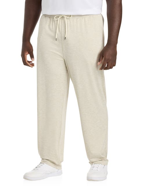 Reebok Big & Tall Performance Athletic-fit Sweatpants In Sport Beige Hthr