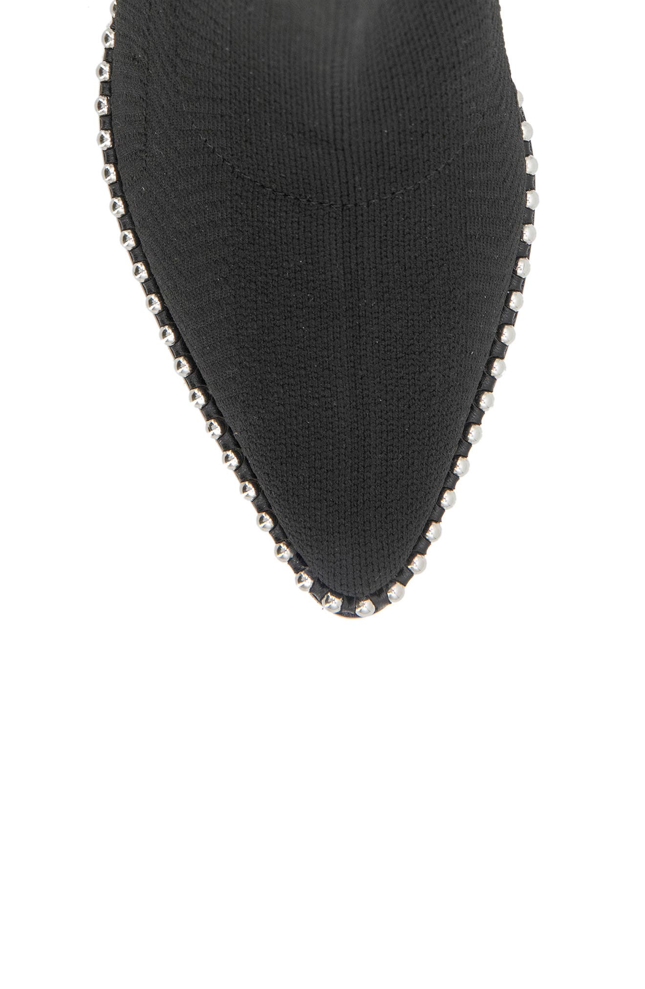 Beya Pointed Toe Bootie, Alternate, color, BLACK FLYKNIT FABRIC