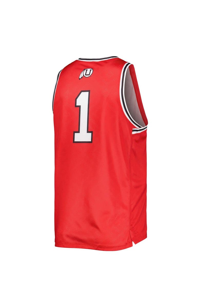 Under Armour Men's Under Armour Red Utah Utes Replica Basketball Jersey, Alternate, color,